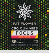 *New!* FOCUS CBG Gummies Tropical Flavor (600 mg)